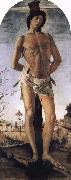 Sandro Botticelli San Sebastian oil painting artist